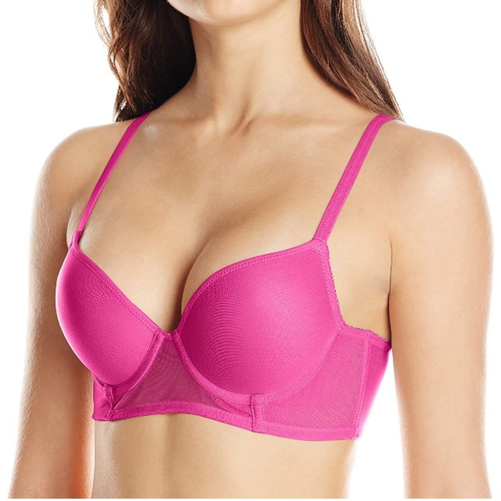 OnGossamer Bump It Up Convertible Crop Bustier Bra